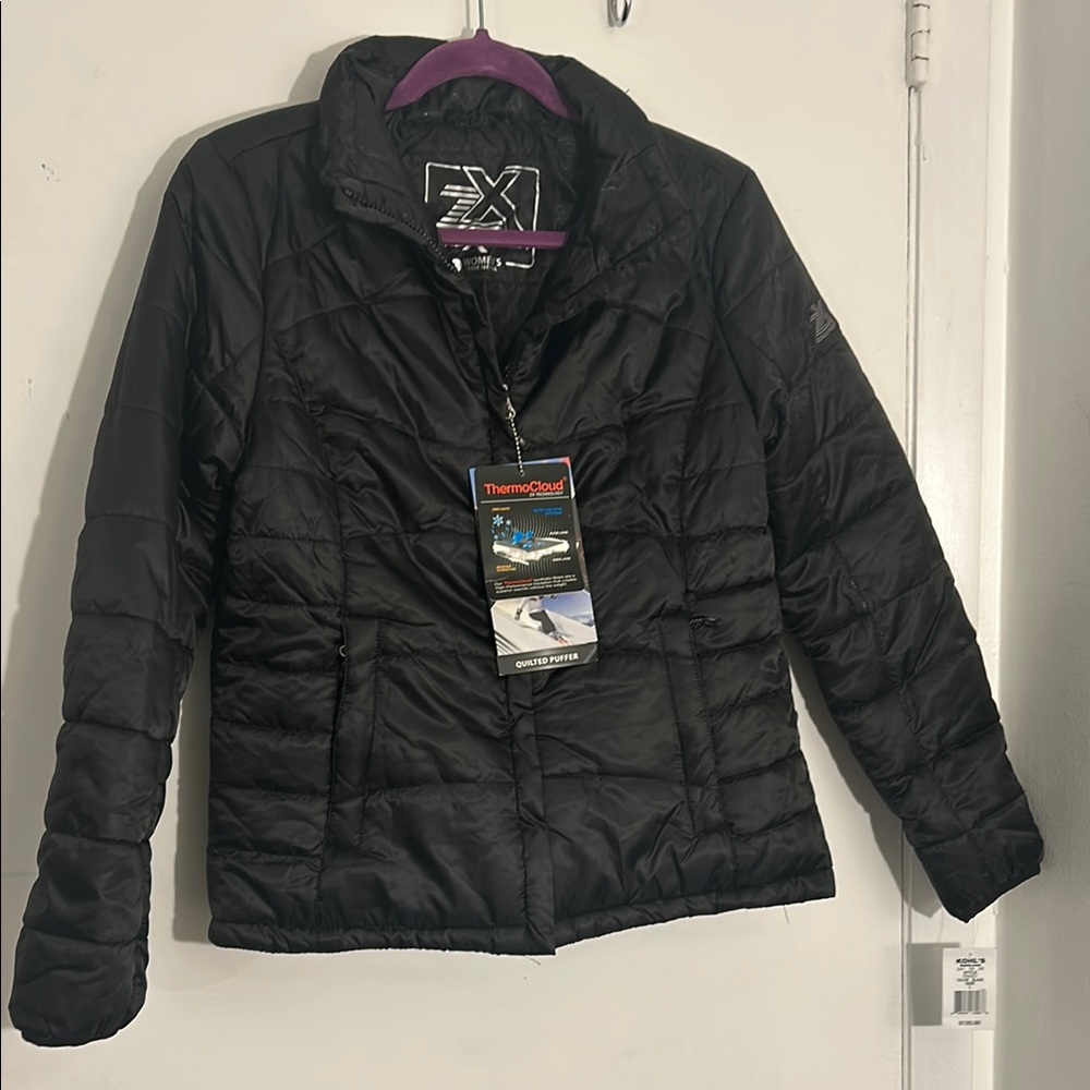Women's Black Quilted Jacket - Quilted Puffer